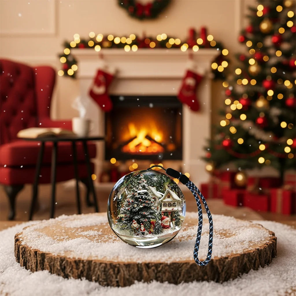 🎄 Memory Crystal Ball — Personalized Video Gift