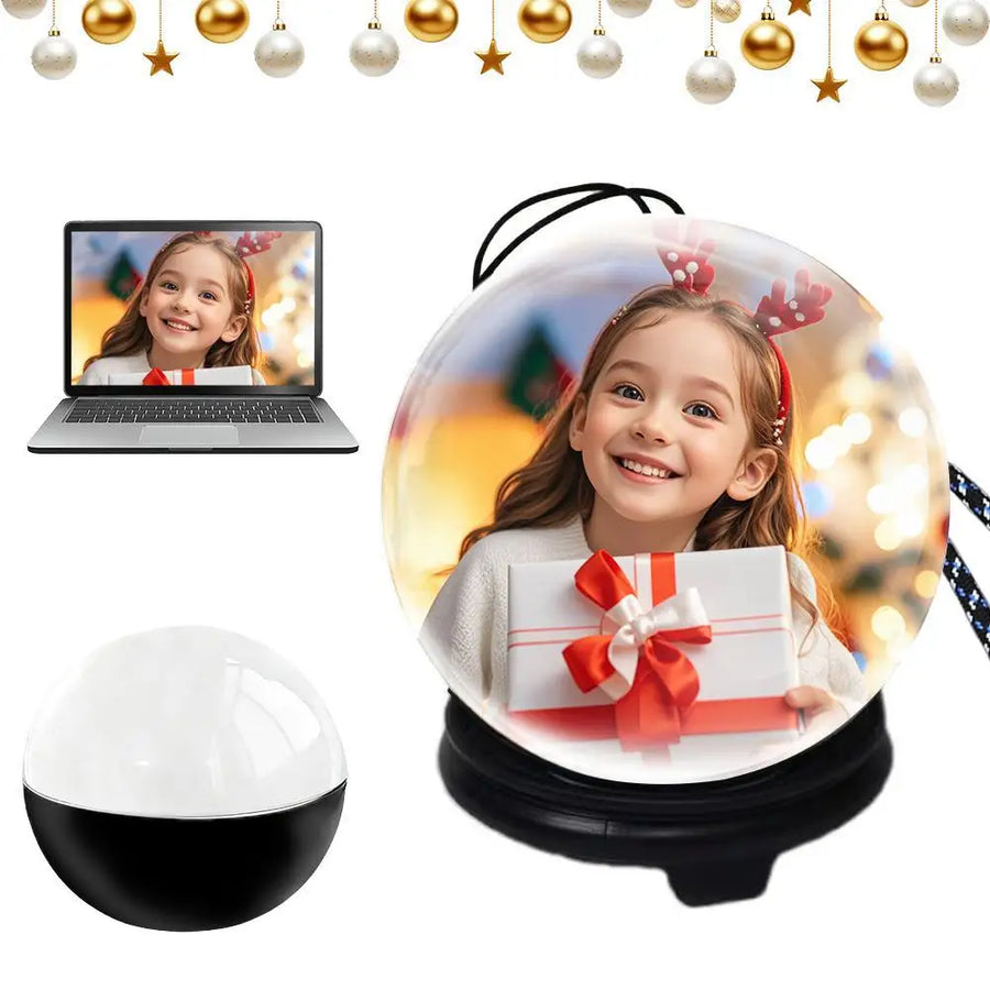 🎄 Memory Crystal Ball — Personalized Video Gift