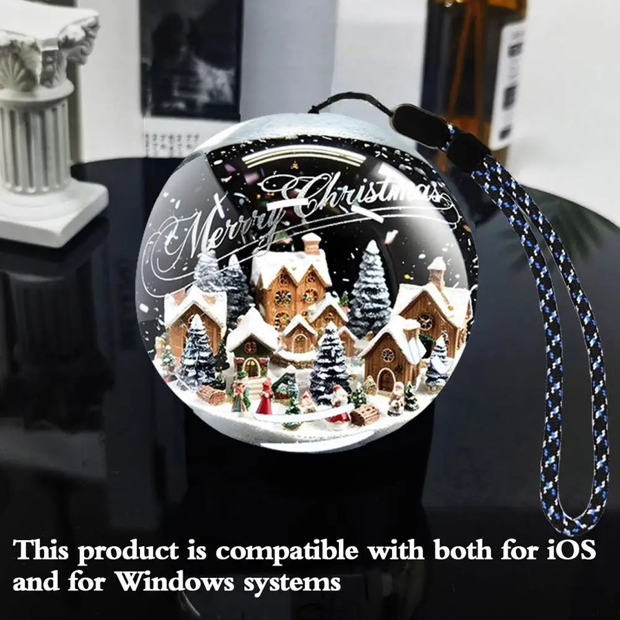 🎄 Memory Crystal Ball — Personalized Video Gift